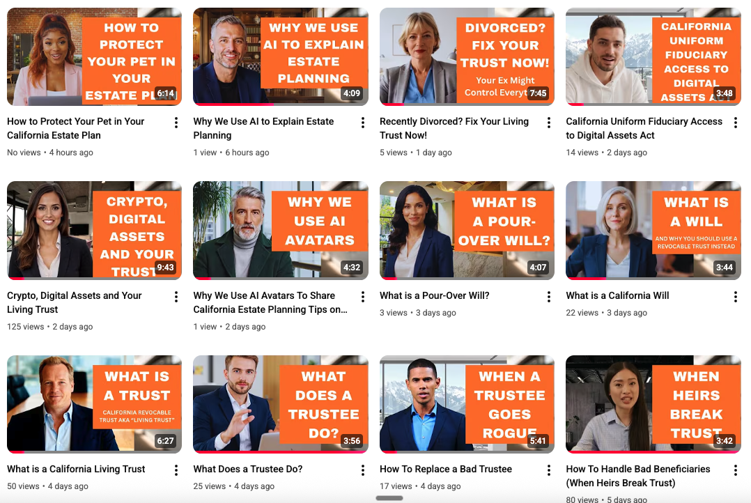 California estate planning attorney for living trust